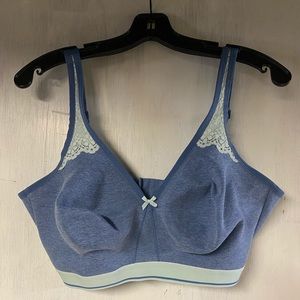 Lane Bryant Unlined No-Wire Bra with Lace Detail